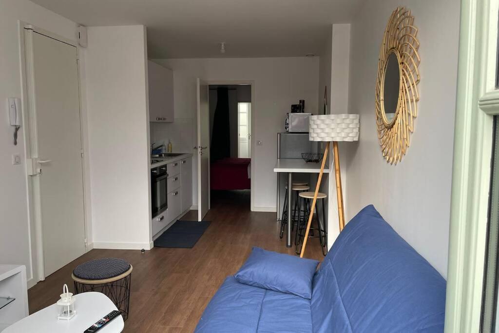 T1 bis 35 m2 lit queen size tout équipé Pau Extérieur photo